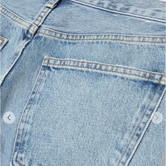 Agolde Light Blue 90s pinch waist straight Jeans - Picture 3 of 6